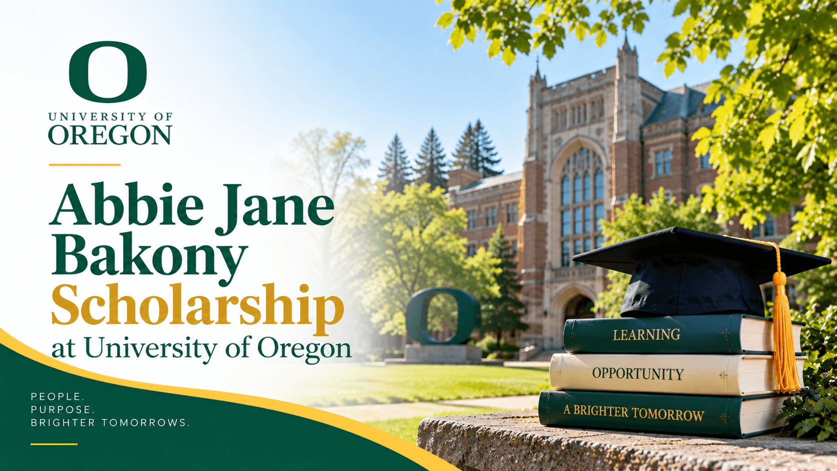 Abbie Jane Bakony Scholarship at University of Oregon 2026