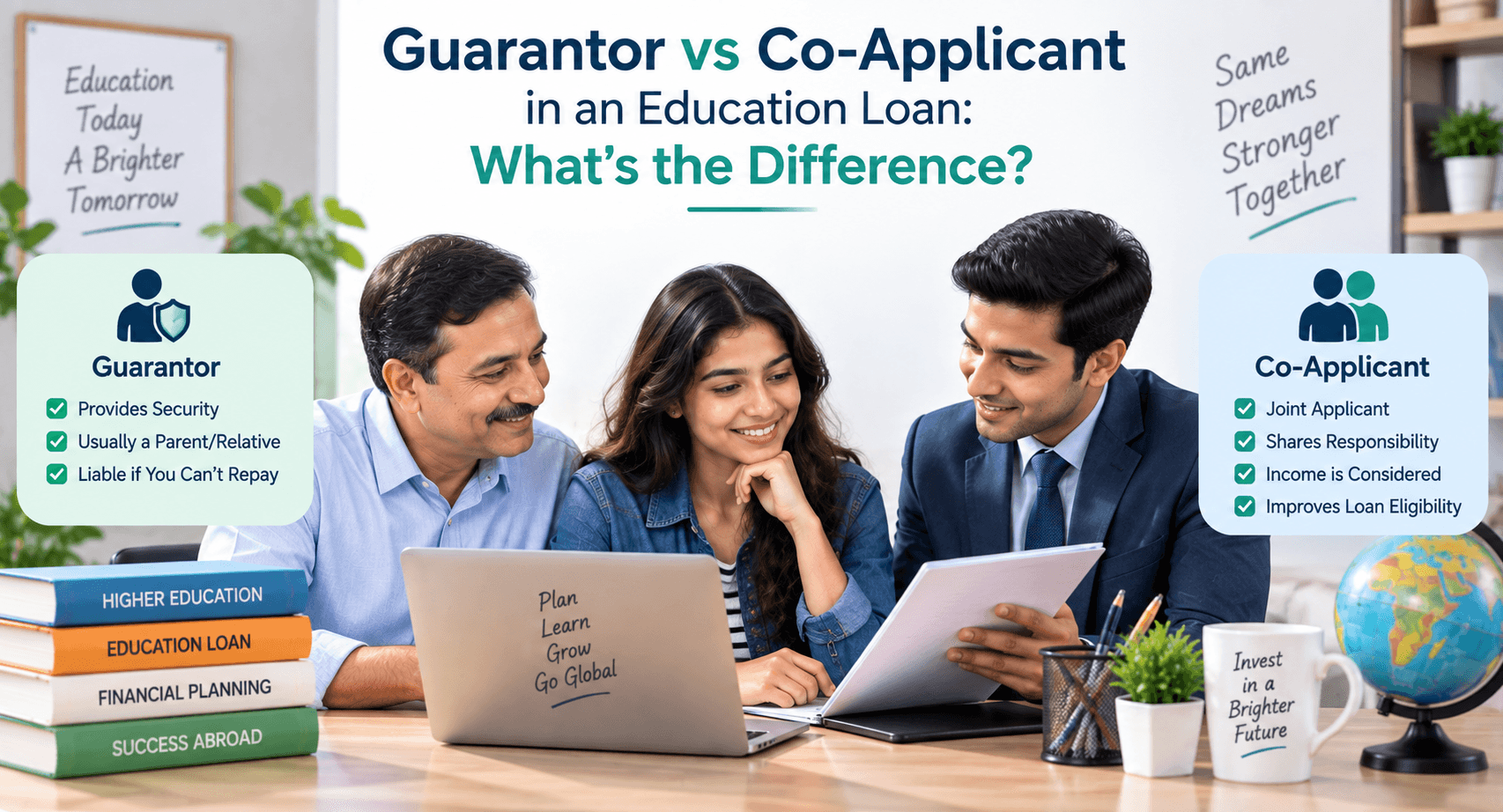 Guarantor vs Co-Applicant in an Education Loan: What's the Difference?