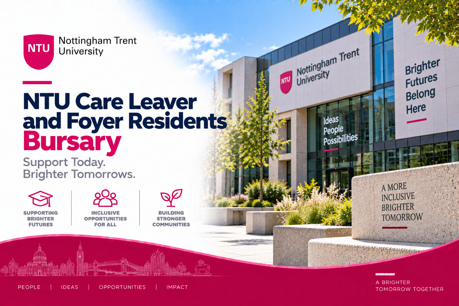 NTU Care Leaver and Foyer Residents Bursary at Nottingham Trent University 2026
