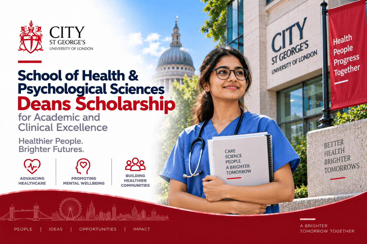 School of Health & Psychological Sciences Deans Scholarship for Academic and Clinical Excellence at City University of London 2026