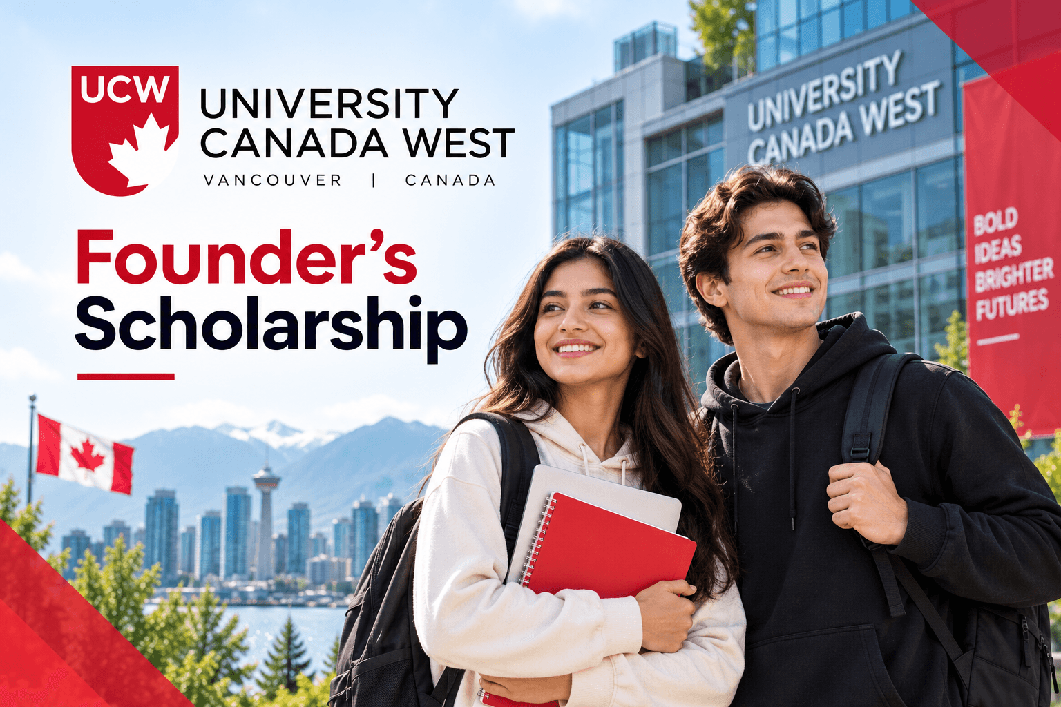 University Canada West Founder’s Scholarship 2026